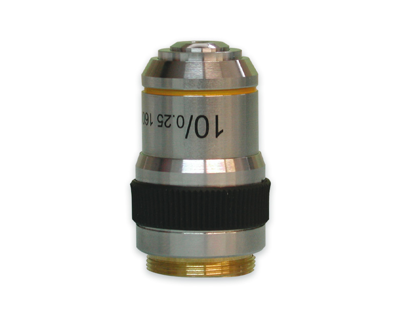 Semi-plan Achromatic Objectives 10x