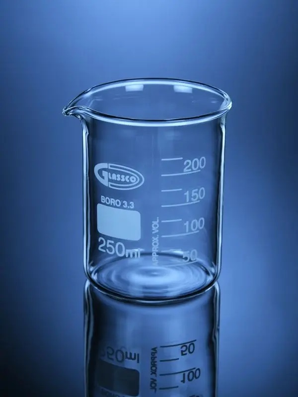 Low form beaker 100ml, GLASSCO