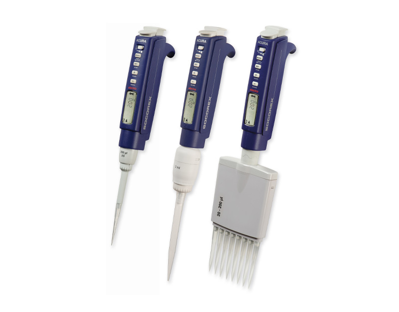 Pipette 8 canaux Acura electro 956, 2.5-50 µL