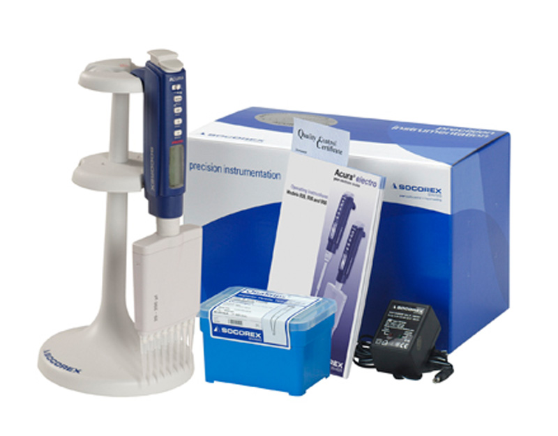 Pack inicial 8 canales Acura electro 956, 0.5-10 µL