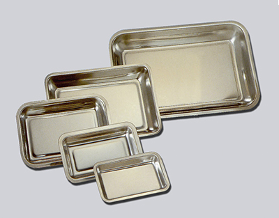Bandeja rectangular inox. L285x185xH30mm