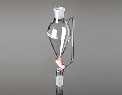 Embudo para nivelar a presión 250 con grifo PTFE vía 4