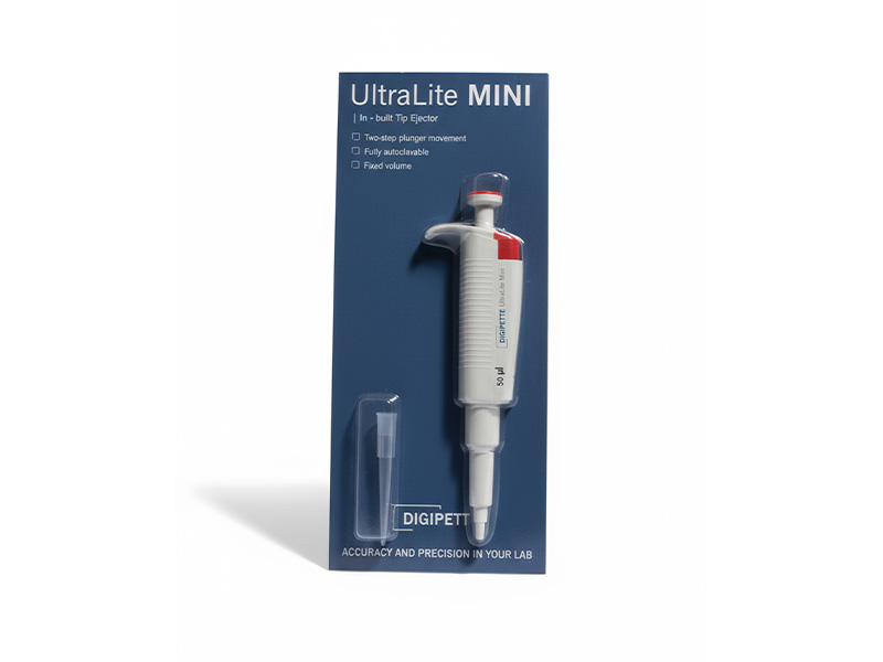 Micropipeta UltraLite Mini c/eyector de punta, 50µL