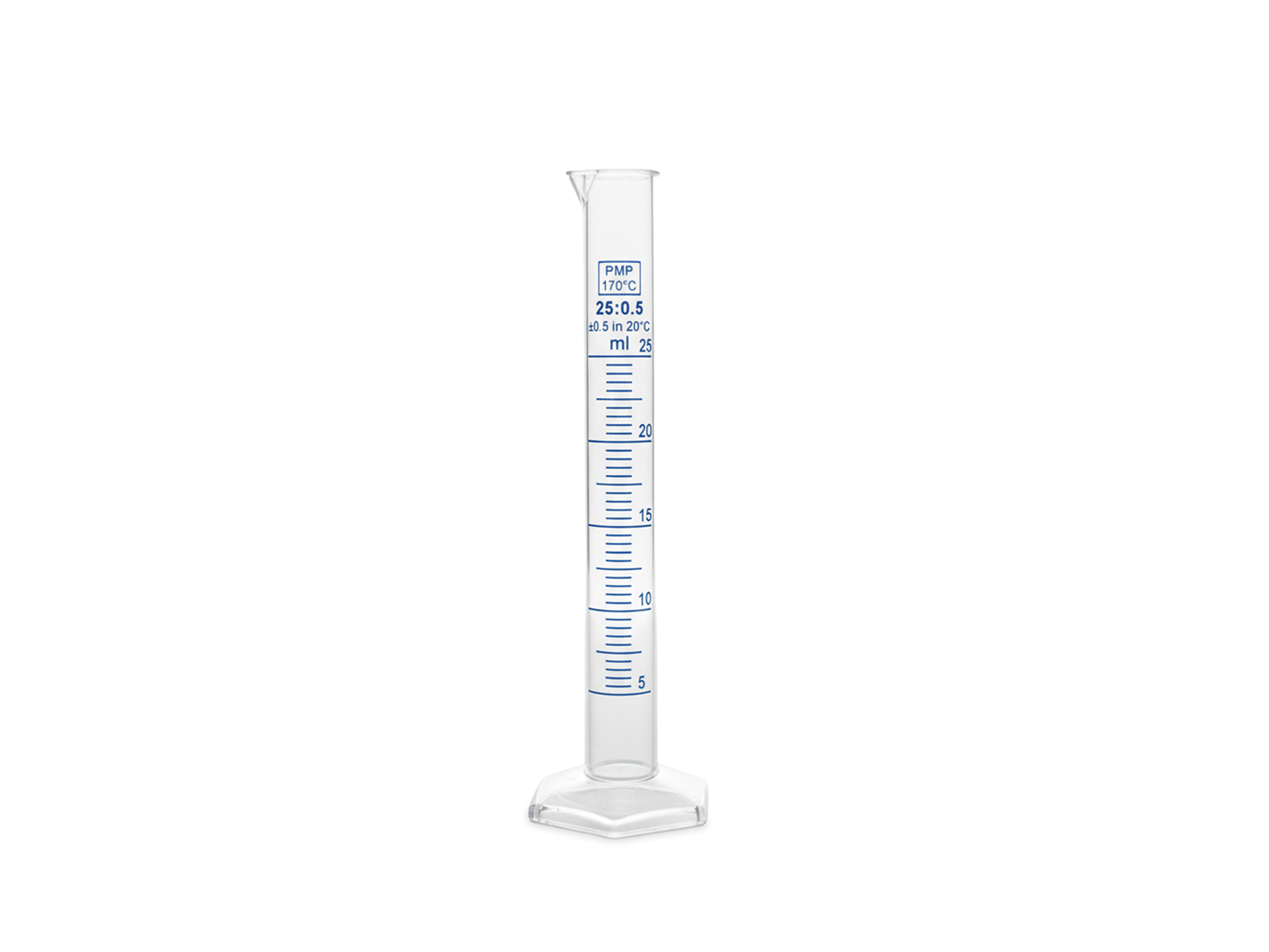 PROBETA FORMA ALTA GRAD. AZUL PMP, 25 ML
