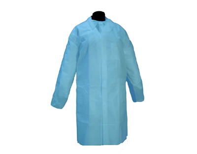 Lab coat disposable, size XXXL, blue, 1ud