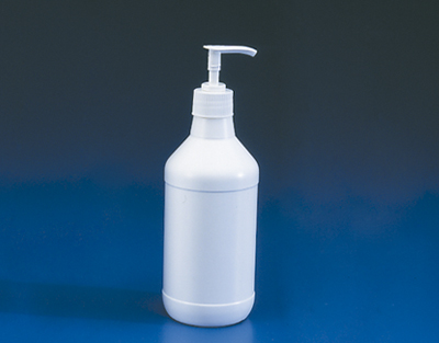 FRASCO C/DOSIFICADOR A PRESION HDPE, 500 ML