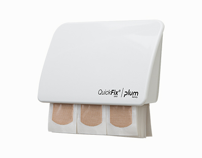 Dispensador de tiritas blanco