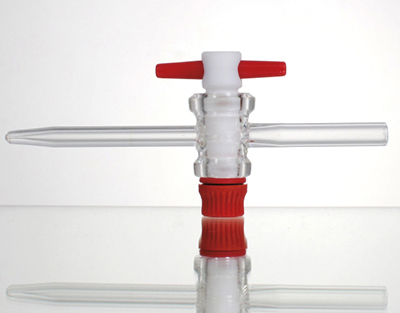 Llave de paso PTFE 12,5, agujero 2,5mm
