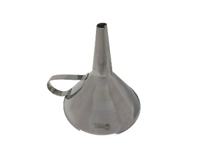 Funnel with handle, stainless steel 304, Ø 120 mm