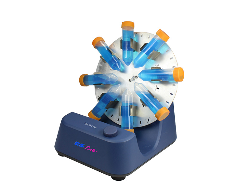 Agitador rotativo multipos. analóg, RSLAB-9, disco