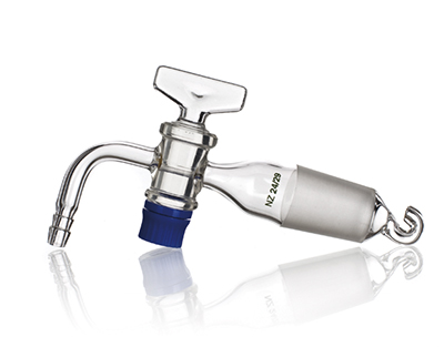 Llave para campana de vidrio SJ29/32, con gancho