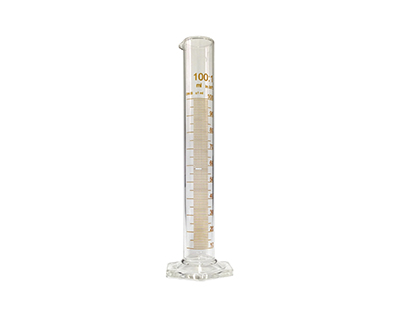 Probeta graduada B 1000ml, grad. ambar, pie hexagonal