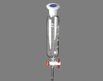 Cylindrical dropping 100ml 14/23, plastic stopper,