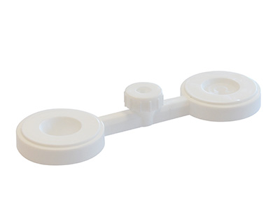 Holder for two funnels