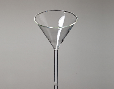 Funnel borosilicate Glassco 60º, 85 mm
