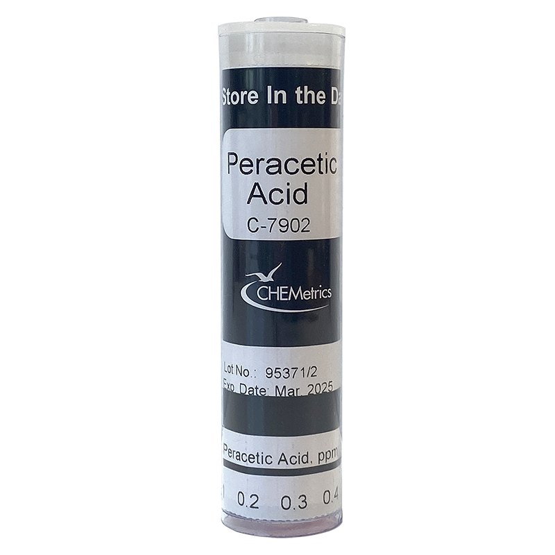 Peracetic Acid Comparator (round); 0-1 ppm