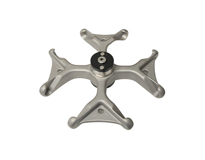 Rotor oscilante de acero inoxidable, 4 posiciones