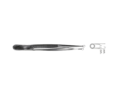 FORCEPS RING SHAPED TIP