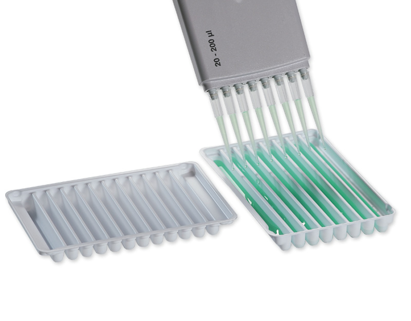 Recipiente ps esteril 48 ml p/pipeta 12 canales, p/10