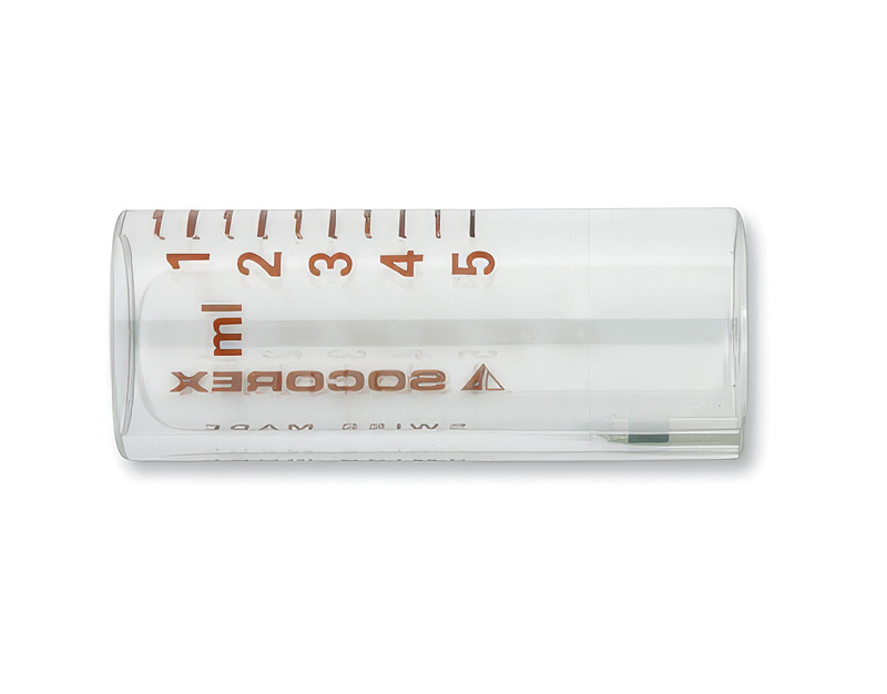 Cilindro de vidio para jeringa 0.1-1 ml (p/6)
