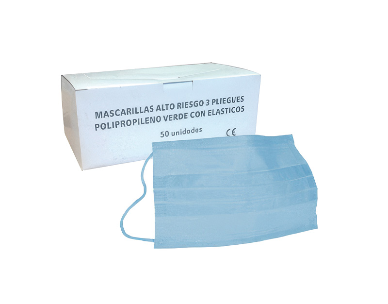 Disposable medical surgical mask Type IIR (Pack 50 units)