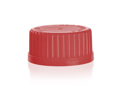 Tapón PBT rojo p/frasco ISO