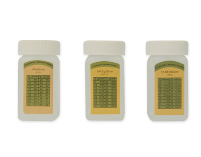 Solución estándar conductividad 1413 µS/cm, 50 mL