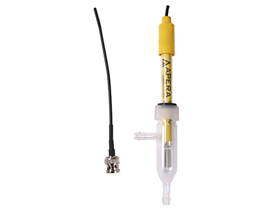 Glass conductivity electrode with Tª probe (k = 0.1), DJS-0.1-F