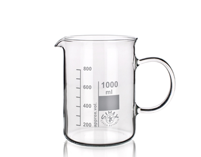 VASO FORMA BAJA C/ASA SIMAX, 400 ML