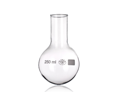 Simax flask round bottom narrow neck 100ml