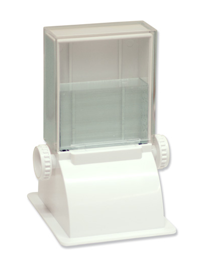 Dispensador de portaobjetos