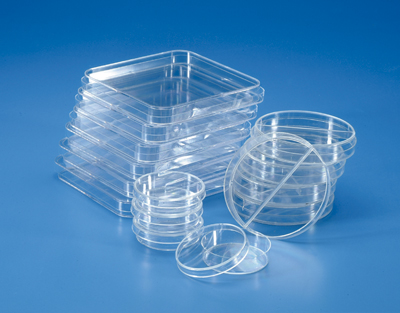 CAJAS PETRI ESTERIL 3 SECTORES, 90 MM