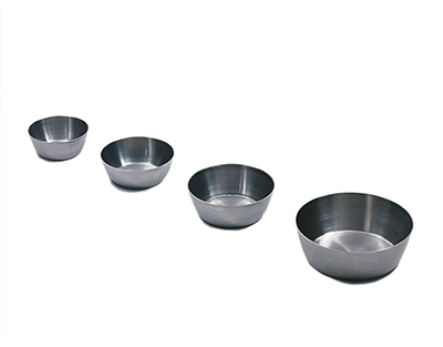 Capsule fond plat inox 100X35mm 180mL