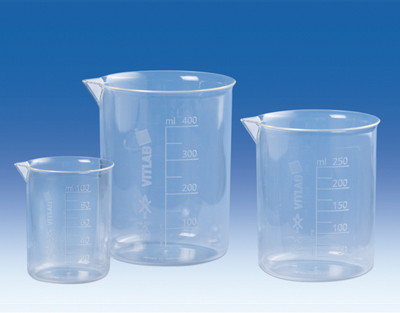 Vaso con pico PMP grad. masse 1000 ML