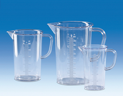 Jarra graduada VITLAB, SAN, 1000 ml