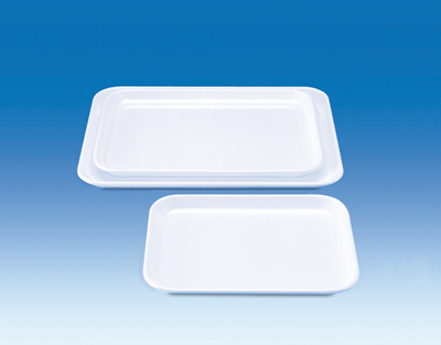 Bandeja plana MF blanco, 428x288x17 mm