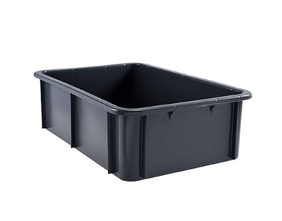 Cubeta rectangular, 25 l gris
