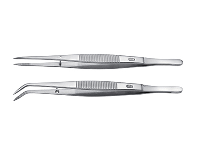 Pinza disección punta fina, 200mm