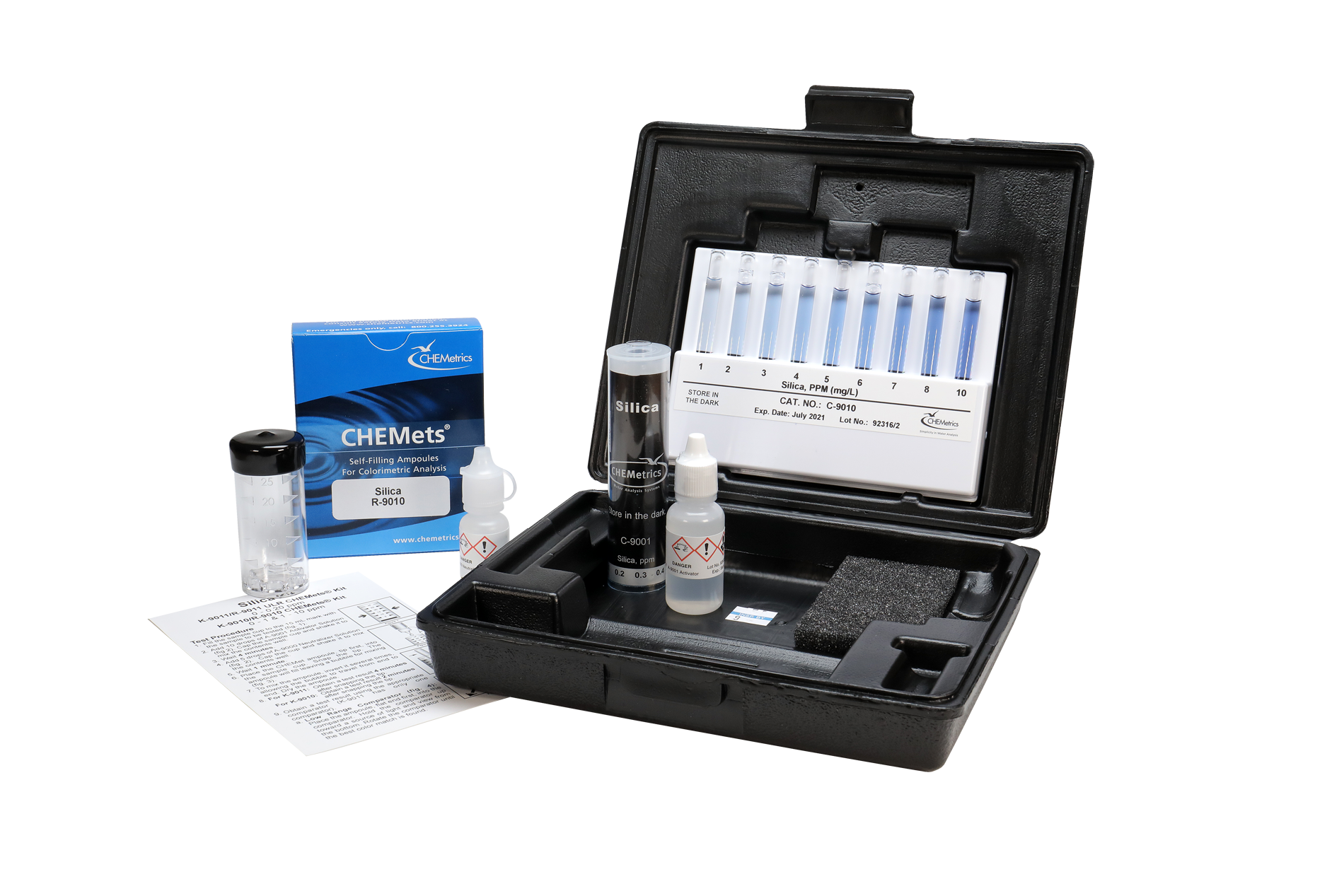 Kit Silica 0-1 and 1-10 ppm