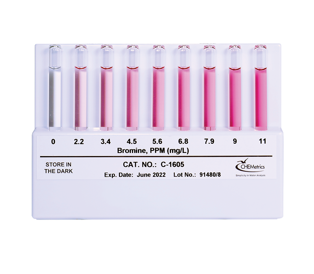 Bromine Comparator (flat); 0-11 ppm