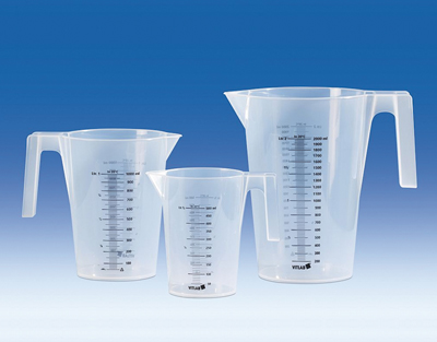 Carafe graduée à anse empilable PP 3000 ML