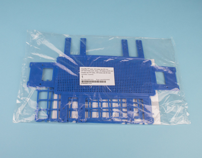 GRADILLA PP AZUL, 90 TUBOS DE 13 MM