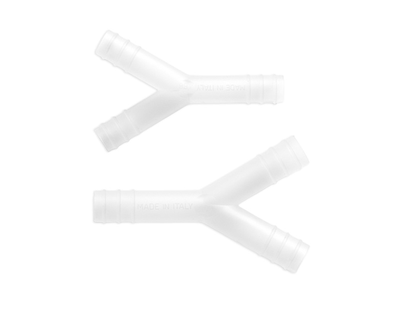 Unión forma Y PP, Ø 14 mm. Bolsa de 100