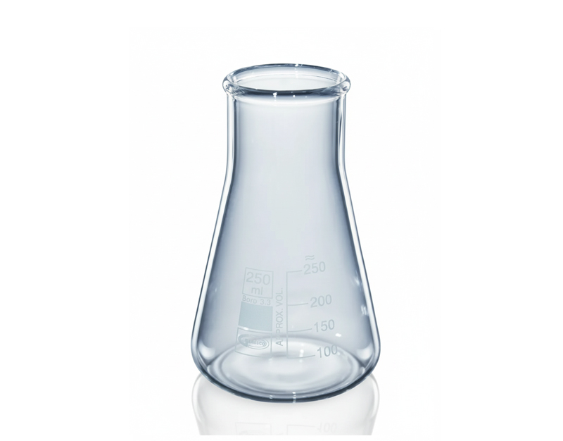 Matraz Erlenmeyer, cuello ancho, 1000 ml