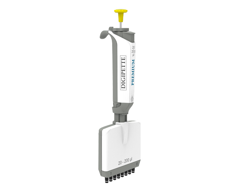 Pipette multicanaux DIGIPETTE Premium, 8 canaux, 20-200 µl