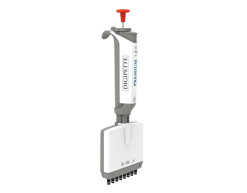 Pipette multicanaux DIGIPETTE Premium, 8 canaux, 30-300 µl