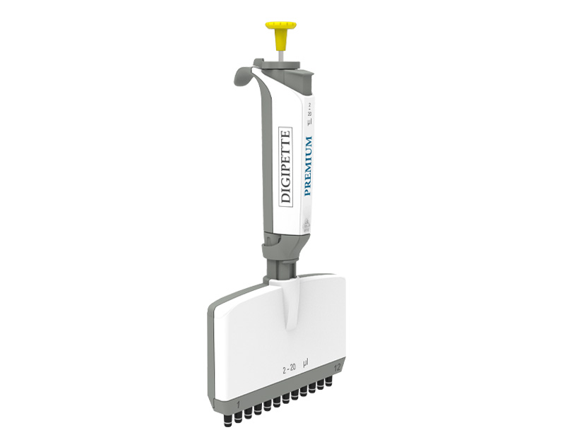Pipette multicanaux DIGIPETTE Premium, 12 canaux, 2-20 µl