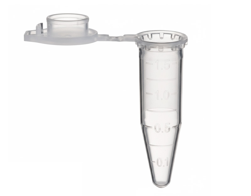 PP microtube for centrifuge, 1.5mL, B/500