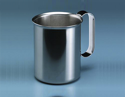 Jarra inox. sin pico, 1000 mL