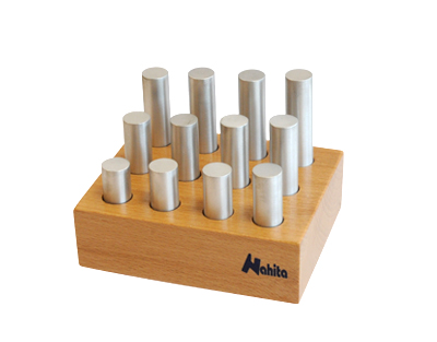 Set de cilindros de aluminio para la determinación de la densidad